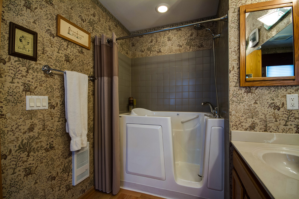 West Side Madison, WI Condo Transitional Bathroom Other by DC
