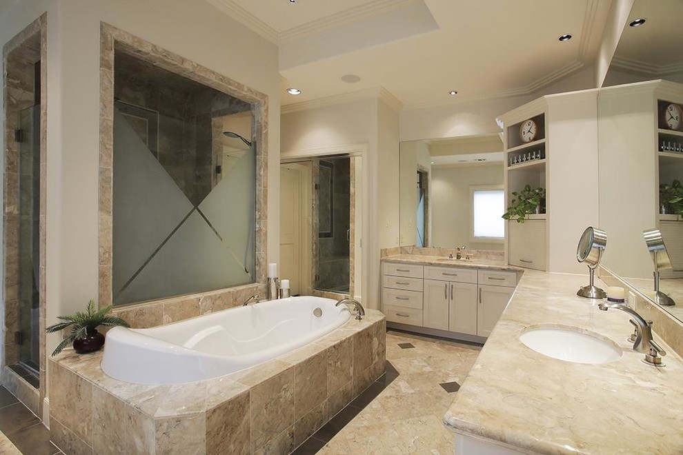West University Master Bathroom Houston, Texas 2015 Contemporary