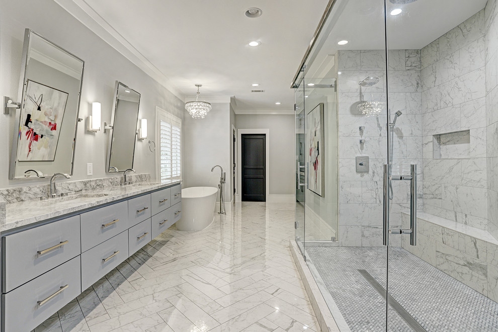 West University project - Transitional - Bathroom - Houston - by ...