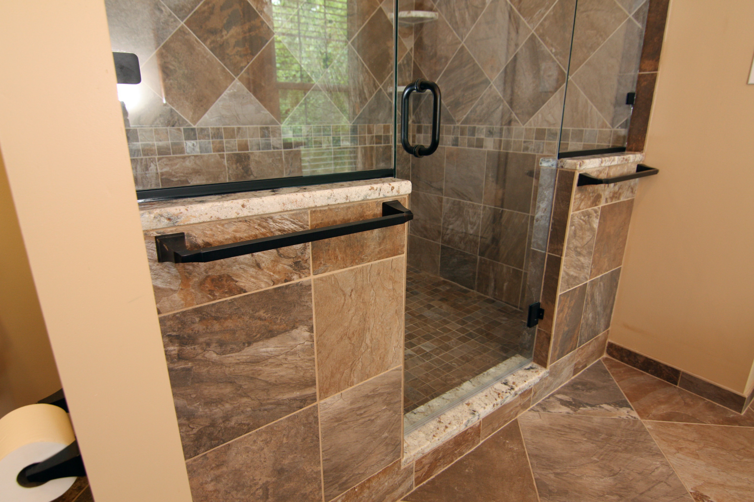 Half Wall Shower Ideas