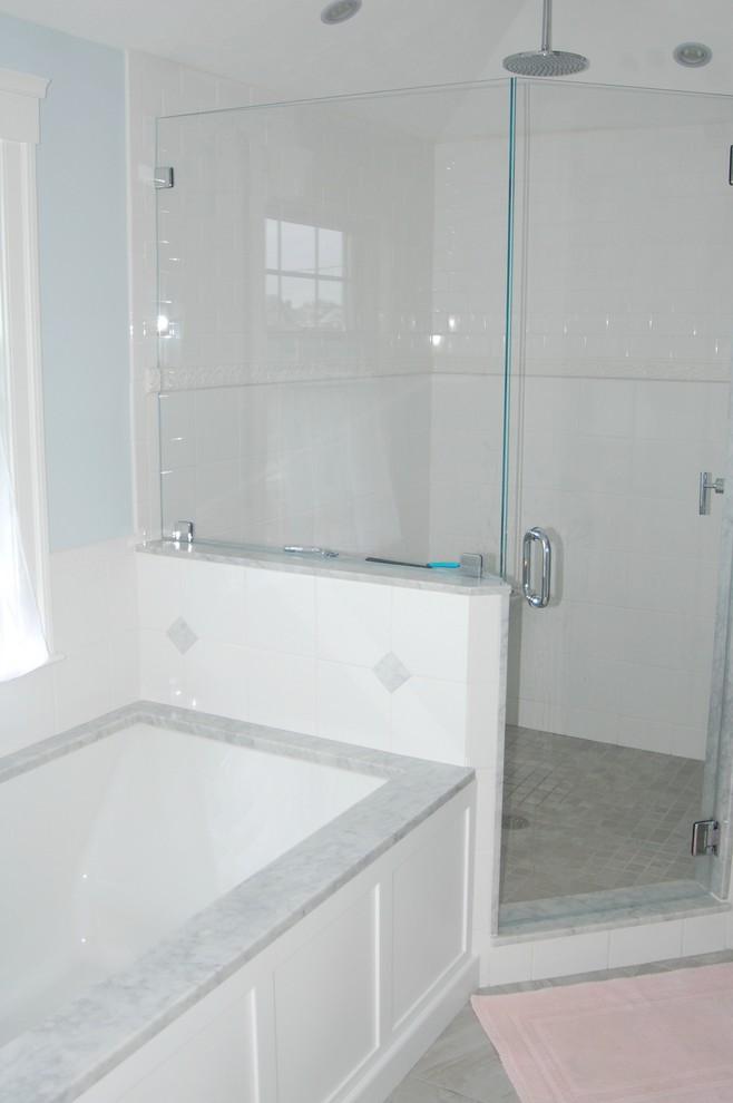 West Yarmouth Retreat Master Bathroom Beach Style Bathroom