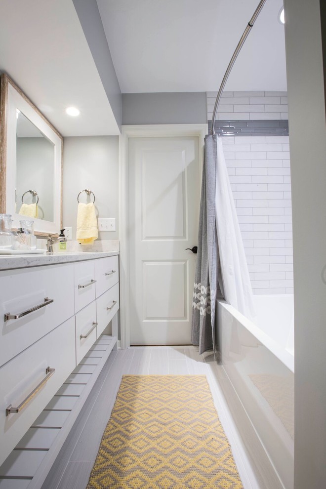 White Bathroom Contemporary Bathroom Other by Bowman's