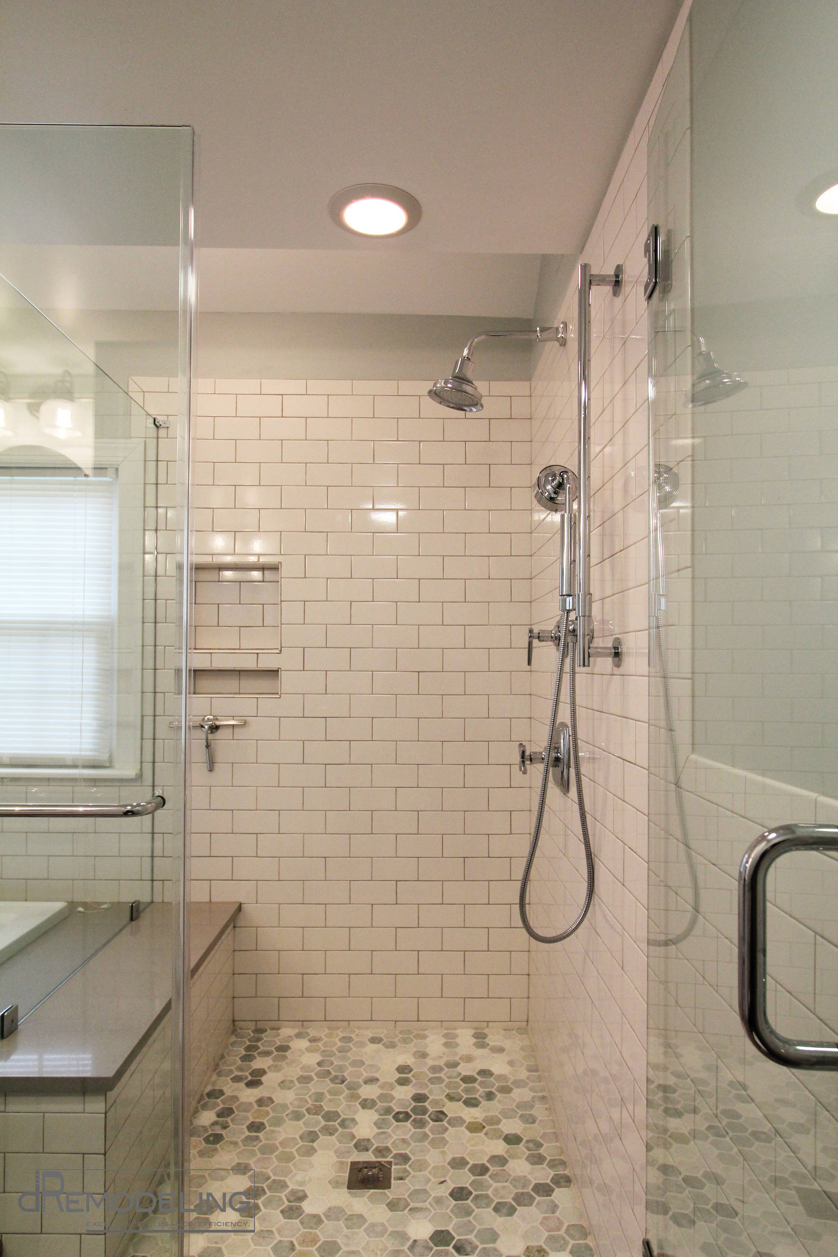 Subway Tile Walk In Shower Houzz, Is Subway Tile Good For Showers