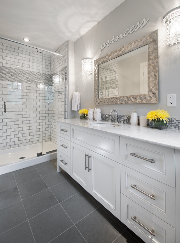 White Vanities Traditional Bathroom Ottawa by Laurysen Kitchens Ltd. Houzz