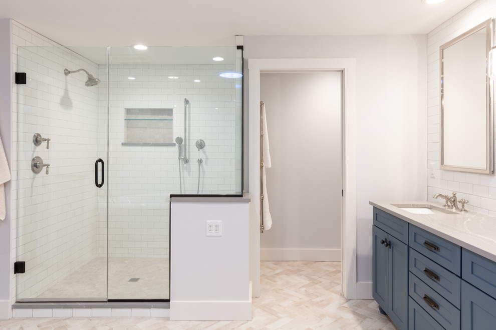 Wildwood, MO Home Remodeling Project Farmhouse Bathroom St Louis