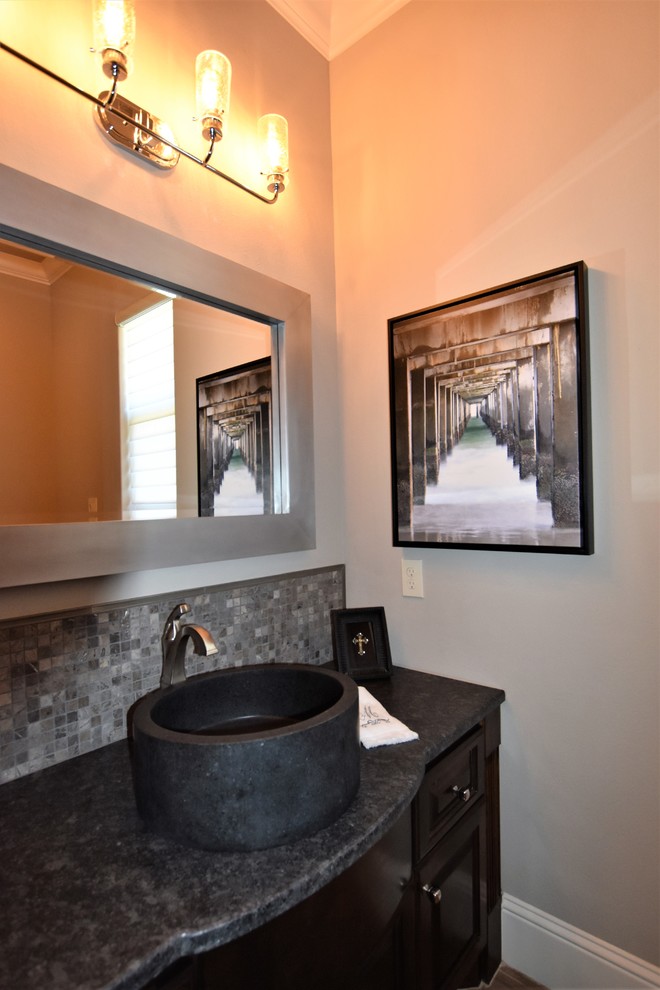 Willowcreek Ranch Custom Home Transitional Bathroom Houston by