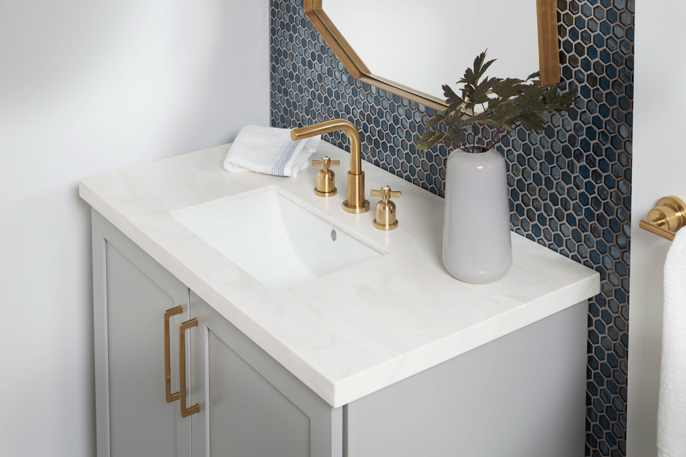 Wilsonart® Solid Surface Gulfcoast, 9239SS Bathroom Minneapolis