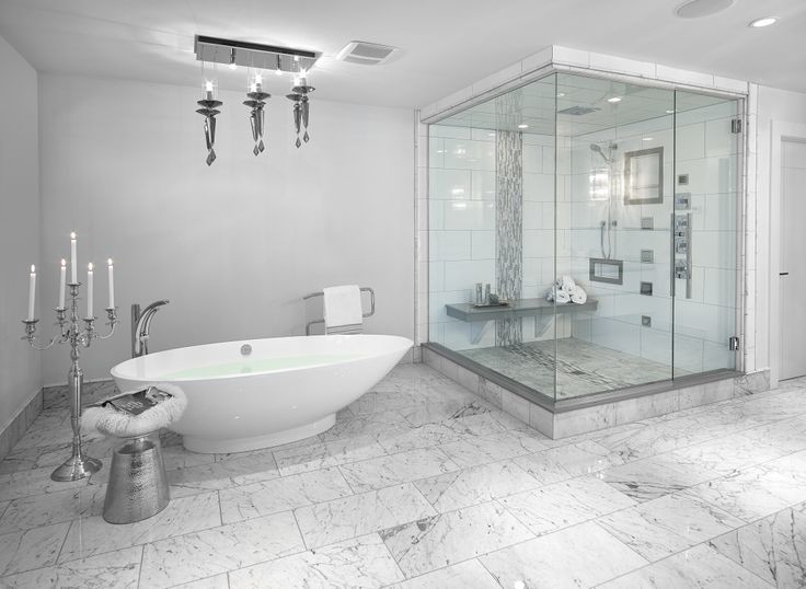 Esempio di una stanza da bagno design con ante bianche, top in marmo, piastrelle bianche, piastrelle in gres porcellanato e pareti bianche
