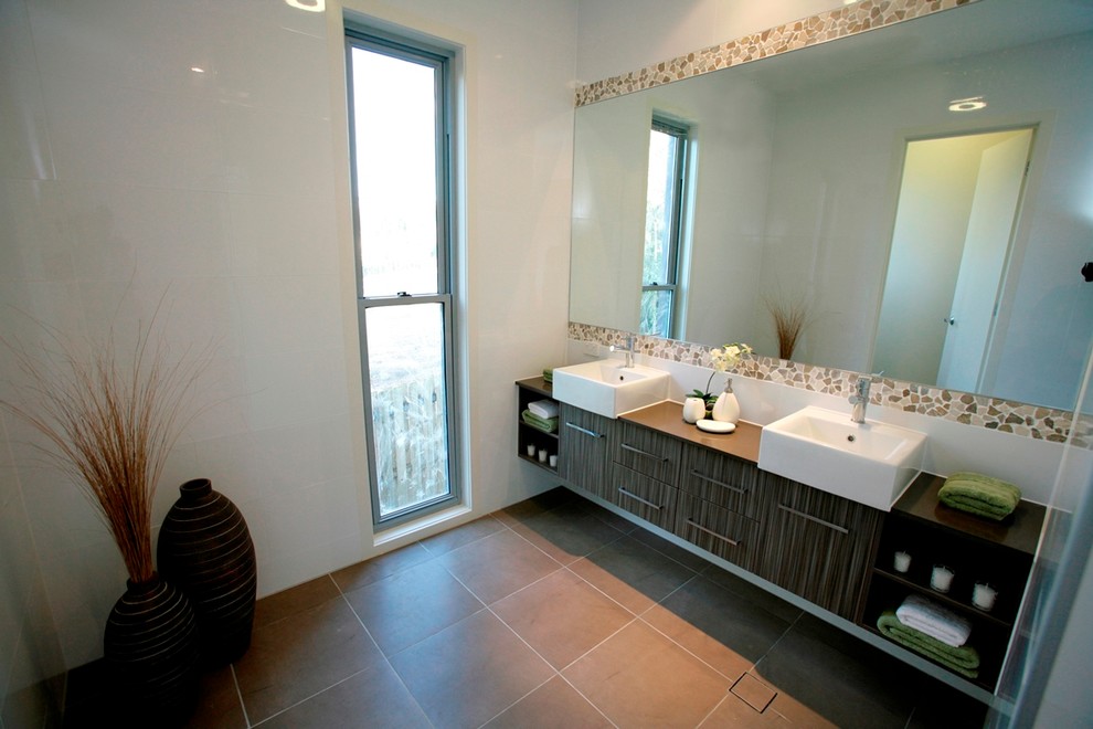 Woodsong Modern Bathroom Gold Coast Tweed by User Houzz