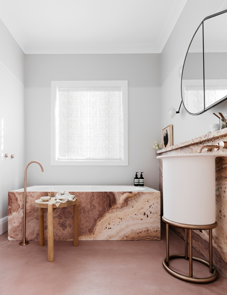 Immagine di una stanza da bagno padronale design