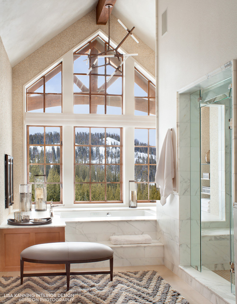 Yellowstone Club III Transitional Bathroom New York by LKID Houzz