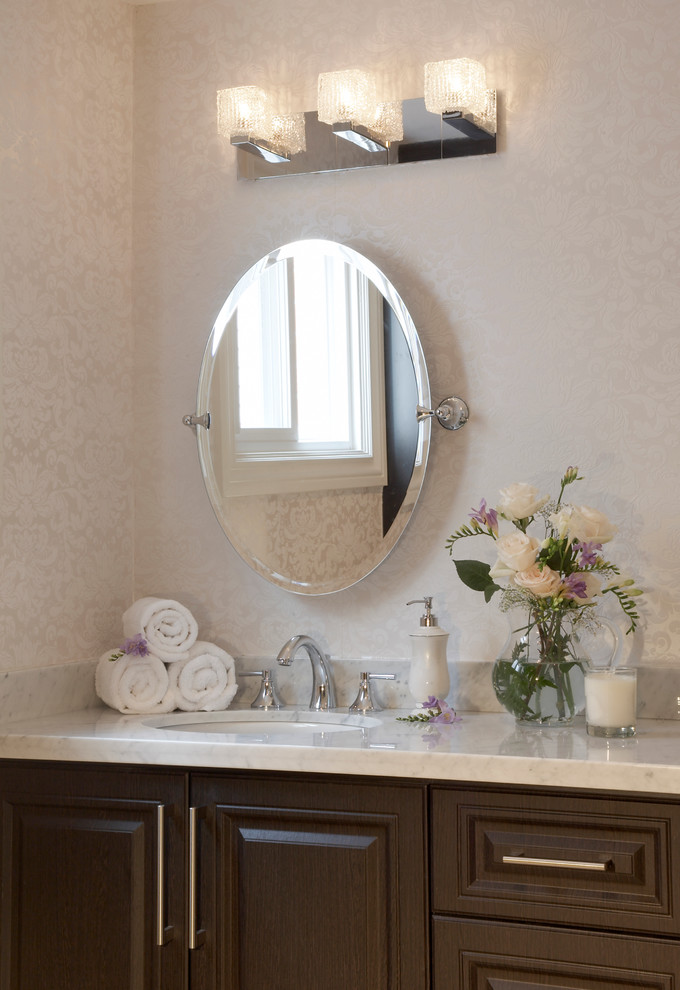 York Hill Home Calgary Transitional Bathroom Calgary by LUX