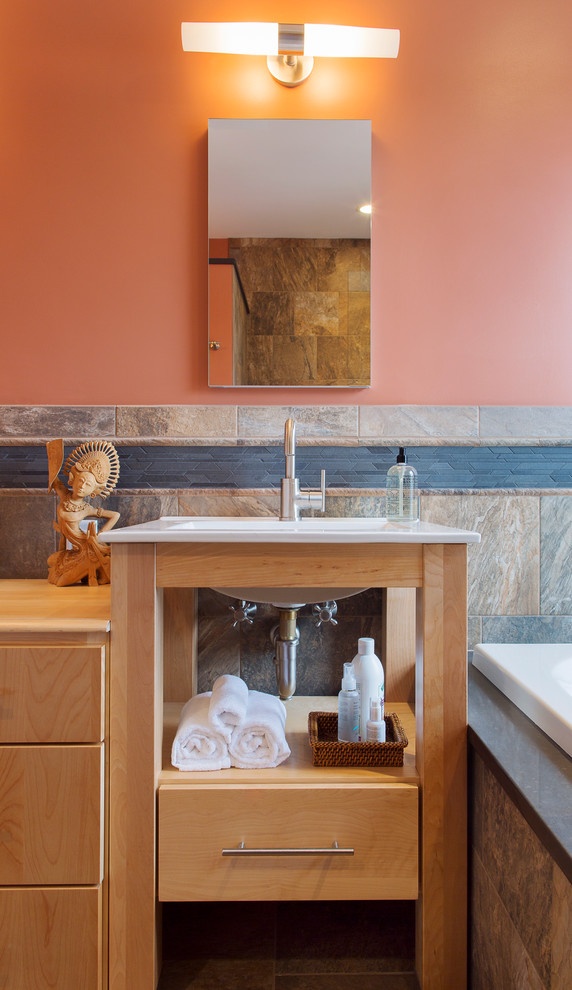 Zen Master Bathroom Contemporary Bathroom Boston by Hammond