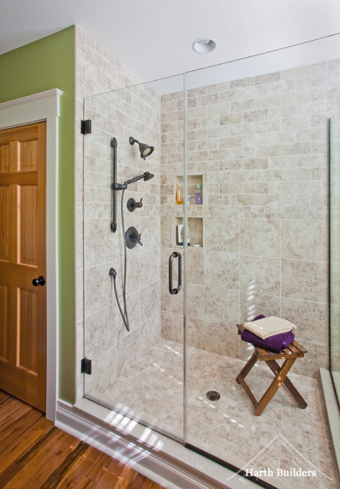 Zero Threshold Shower Bathroom Philadelphia By Harth Builders Houzz