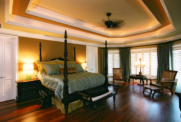 This is an example of a world-inspired bedroom in Wilmington.