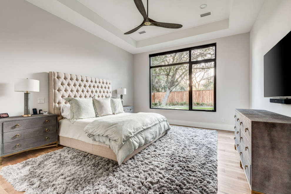 119 West Shore Modern Bedroom Dallas by 3rd Street Custom Homes