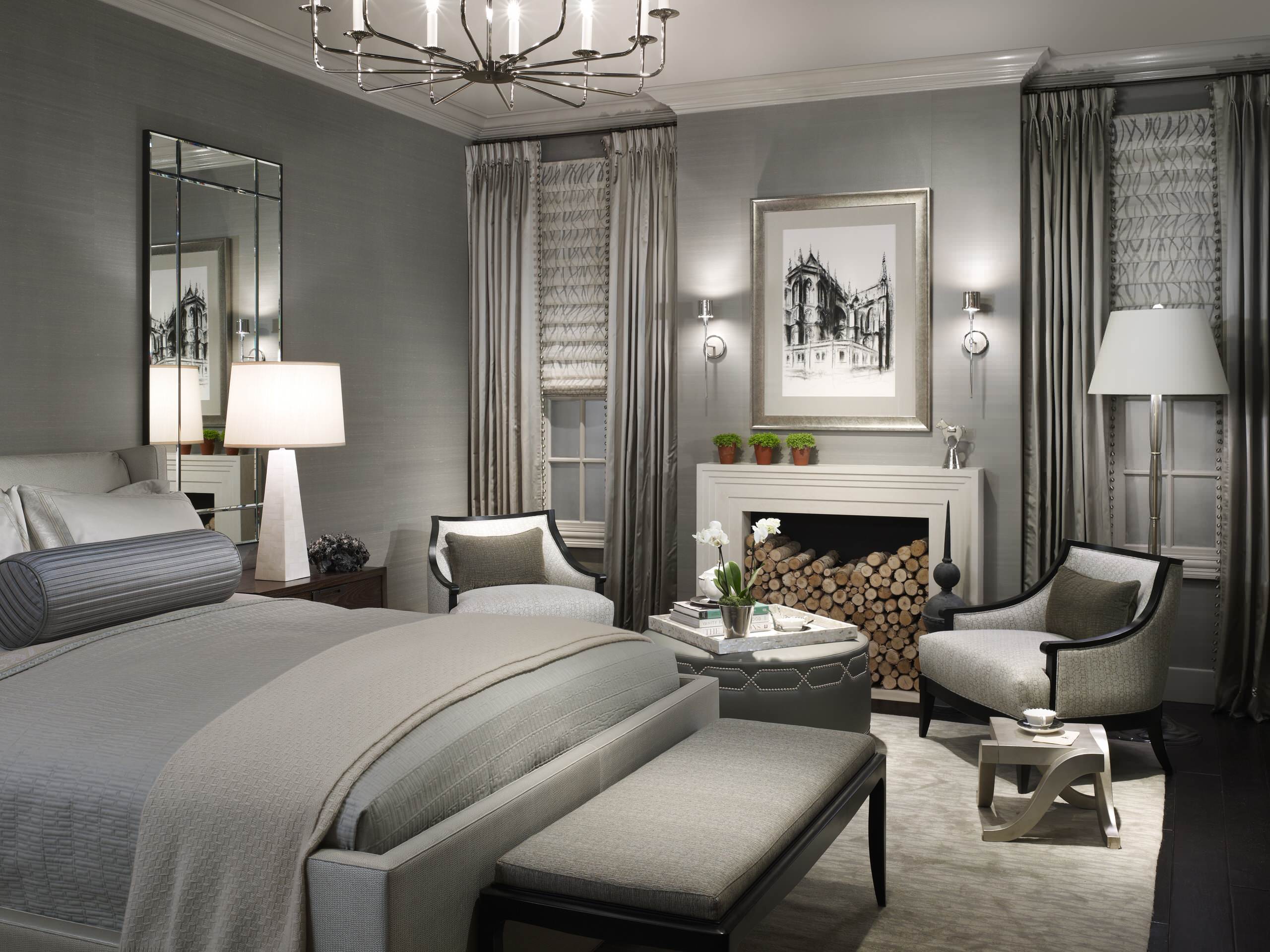 Gray And White Bedrooms Houzz