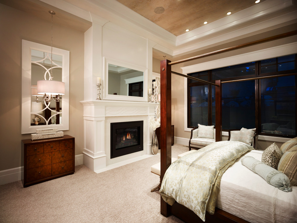 Inspiration for a traditional bedroom in Salt Lake City.
