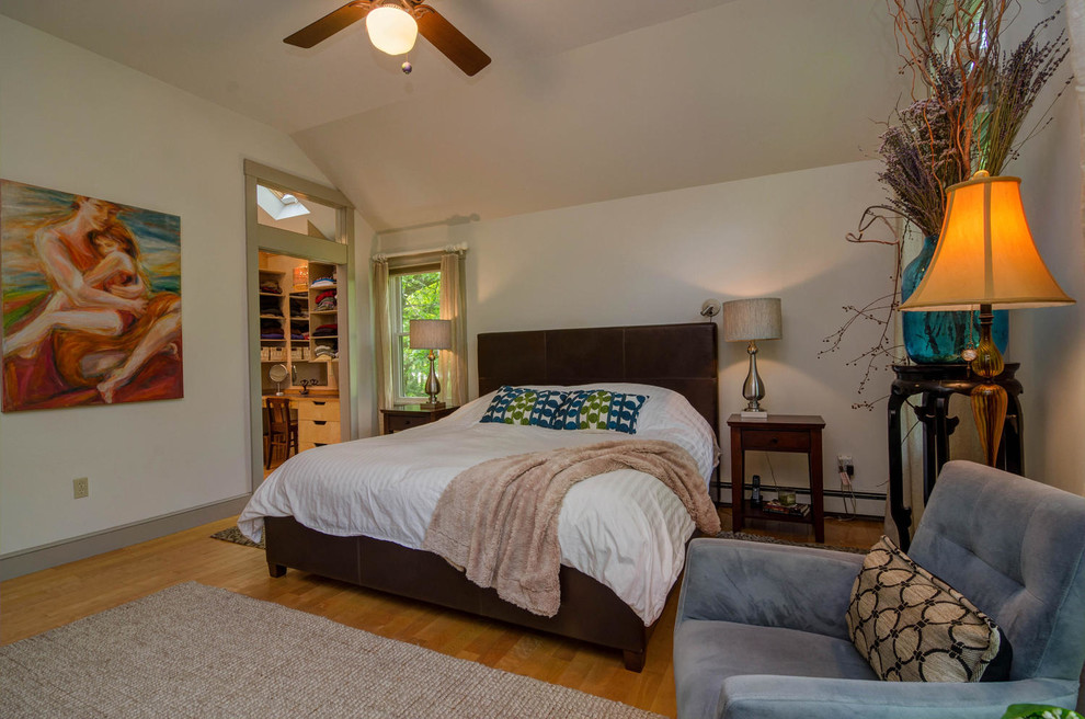 Bedroom - traditional bedroom idea in Portland Maine
