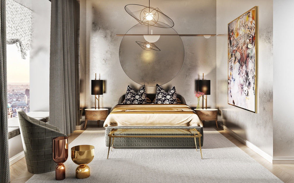 432 Park - Contemporary - Bedroom - New York - by Mondo Interiors Group ...