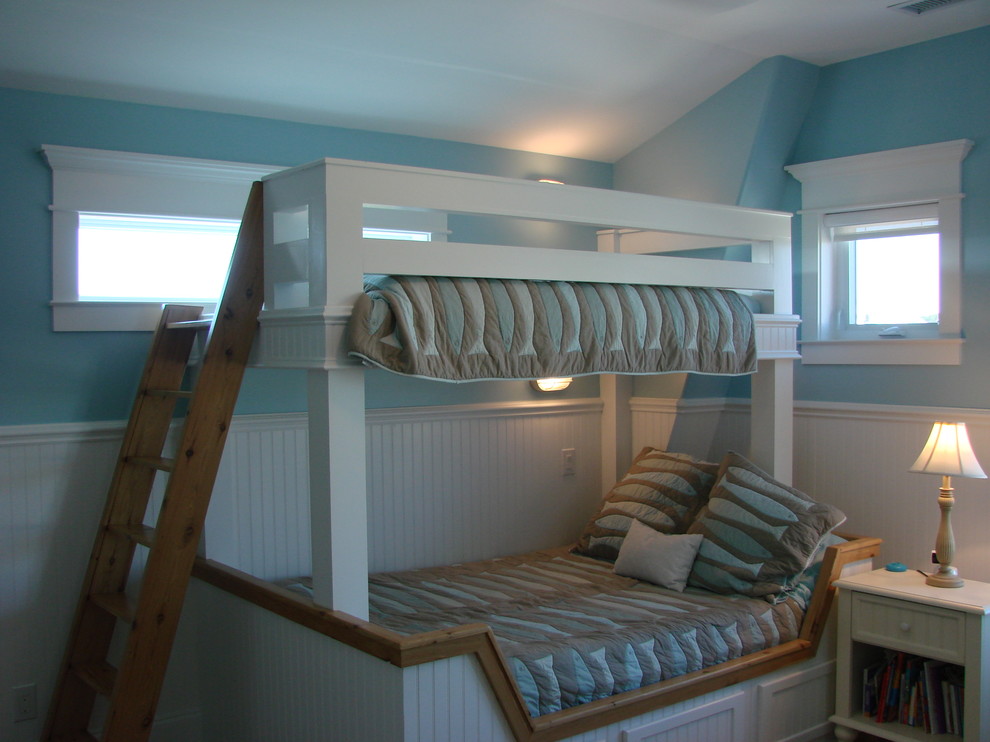 Photo of a nautical bedroom in Other.