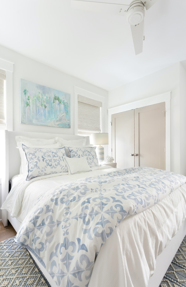 Design ideas for a world-inspired bedroom in Charleston.