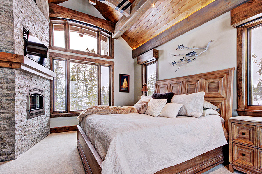 Inspiration for a classic bedroom in Denver.
