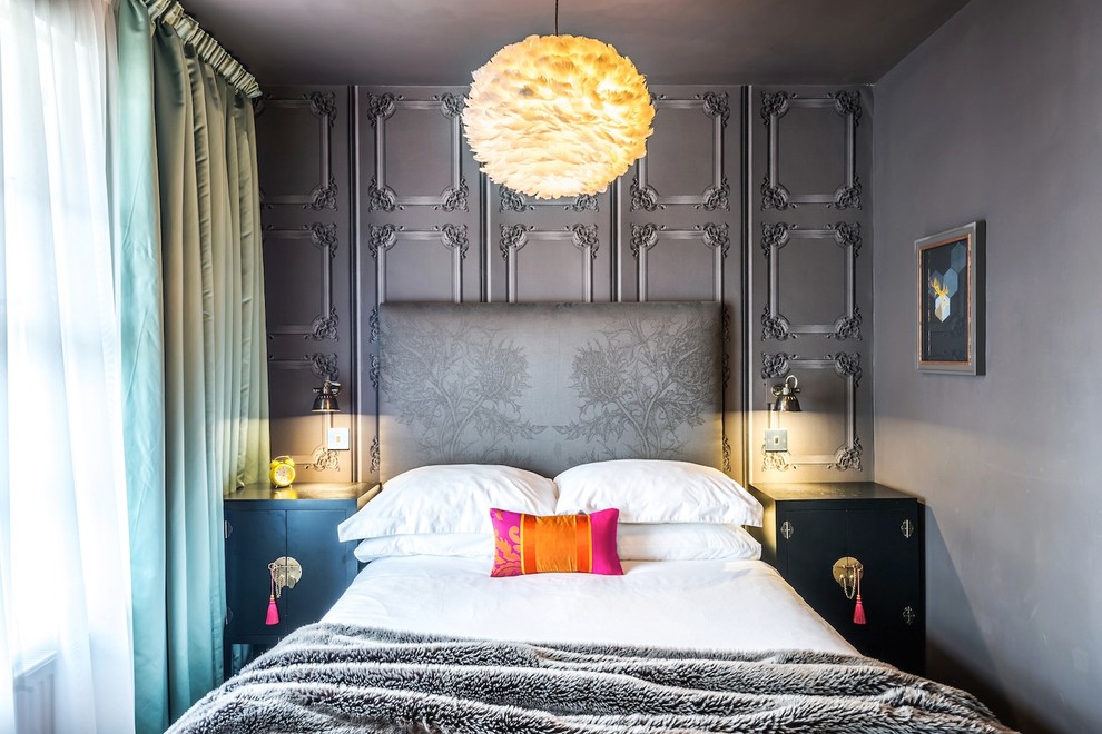 Photo of an eclectic bedroom in Edinburgh.