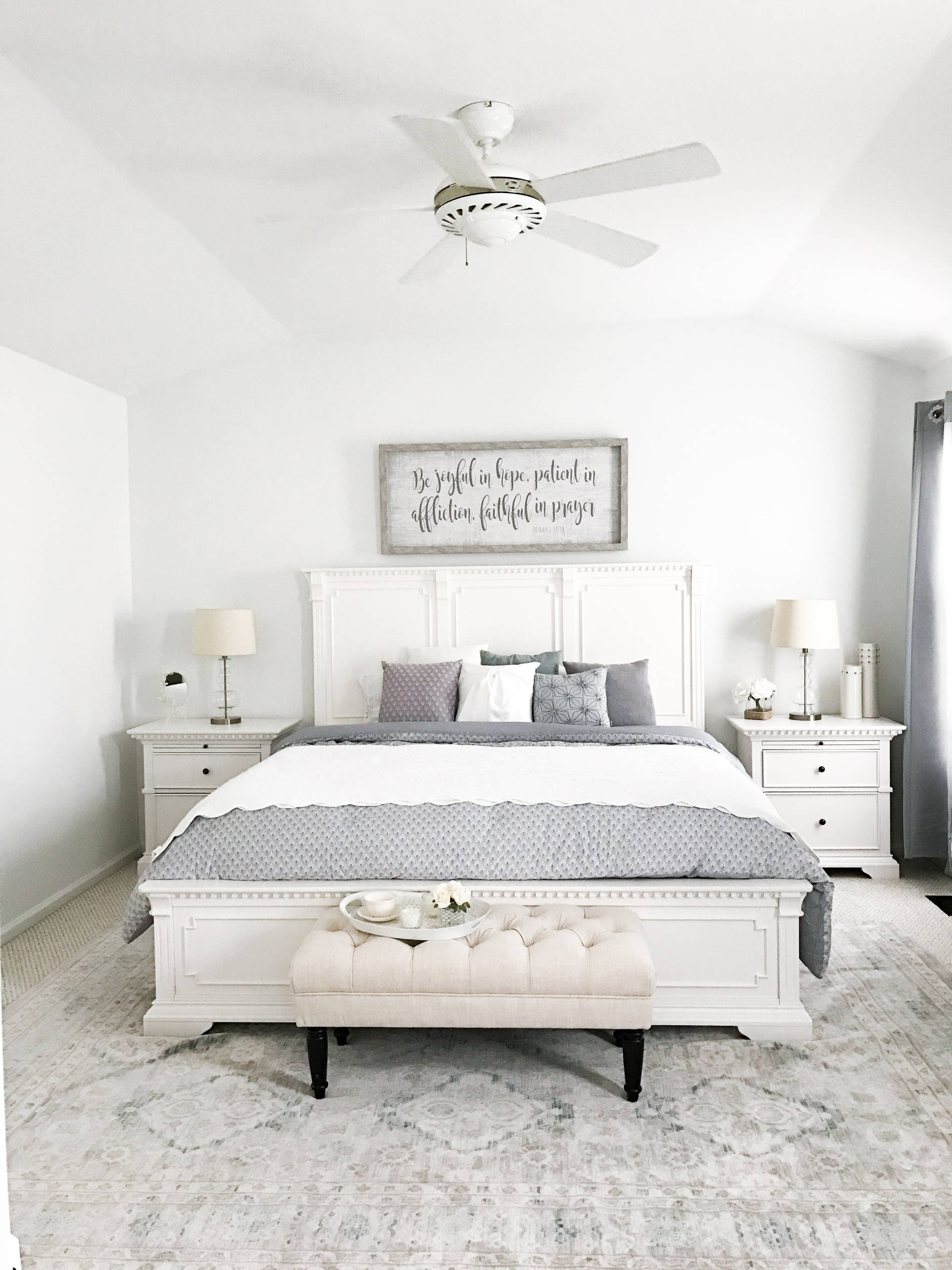 Gray And White Bedrooms Houzz