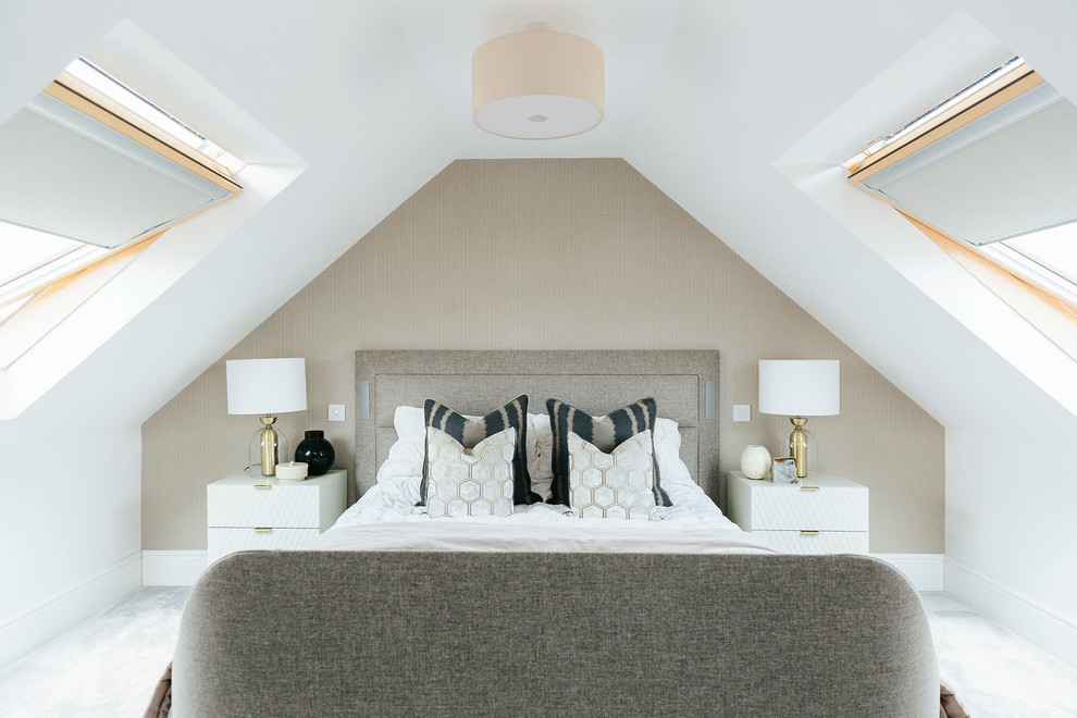 A loft conversion master bedroom - Modern - Bedroom - London - by My ...