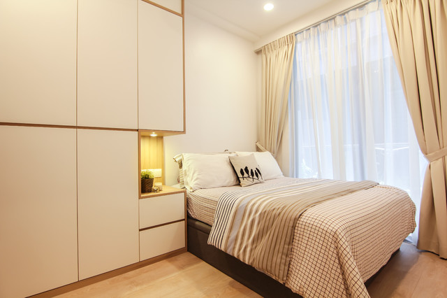A MUJI inspired home @ Guillemard - Contemporary - Bedroom - Singapore - by  FASE Design Studio | Houzz IE