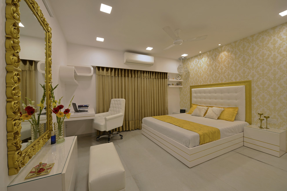 A residence by AHC Design Studio Bedroom Mumbai by Prashant Bhat Photography Houzz
