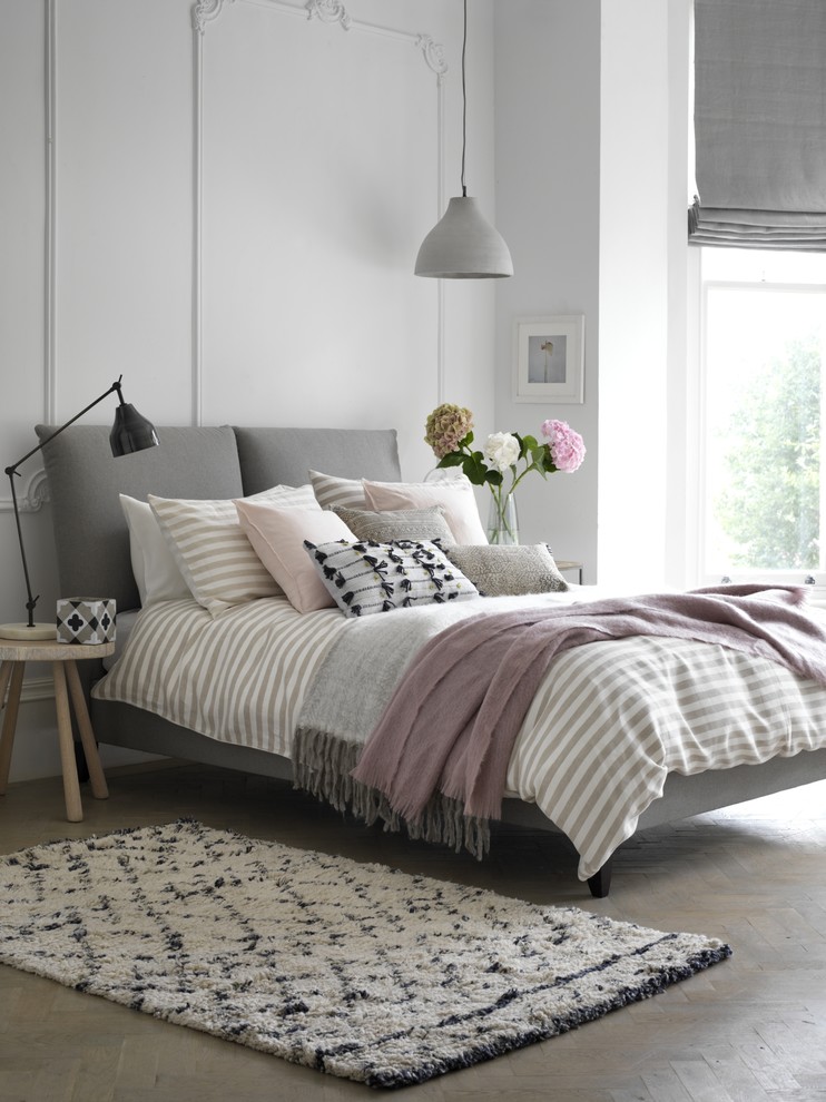 Источник вдохновения для домашнего уюта: спальня в скандинавском стиле