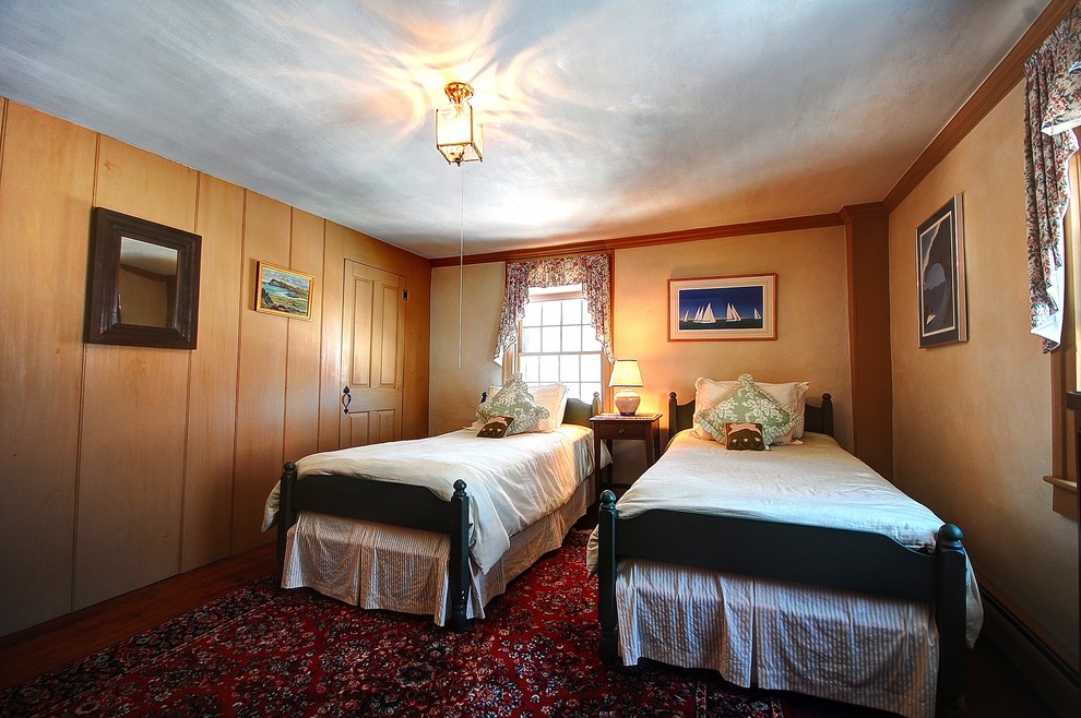 Elegant bedroom photo in Boston