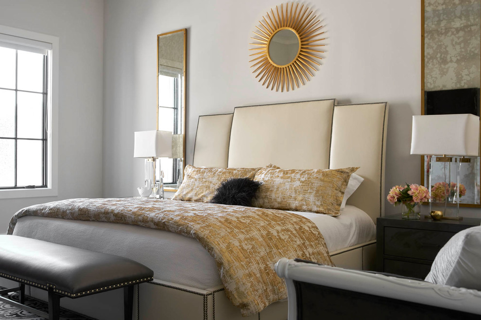 Modernes Schlafzimmer in Dallas