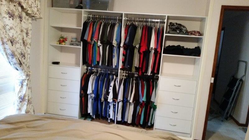 This is an example of a traditional wardrobe in Newcastle - Maitland.