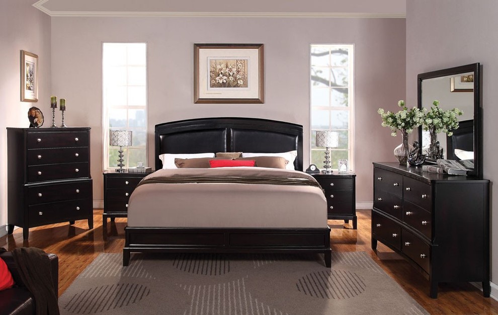 Abram Espresso Bedroom Set 2715.08 Modern Bedroom New York