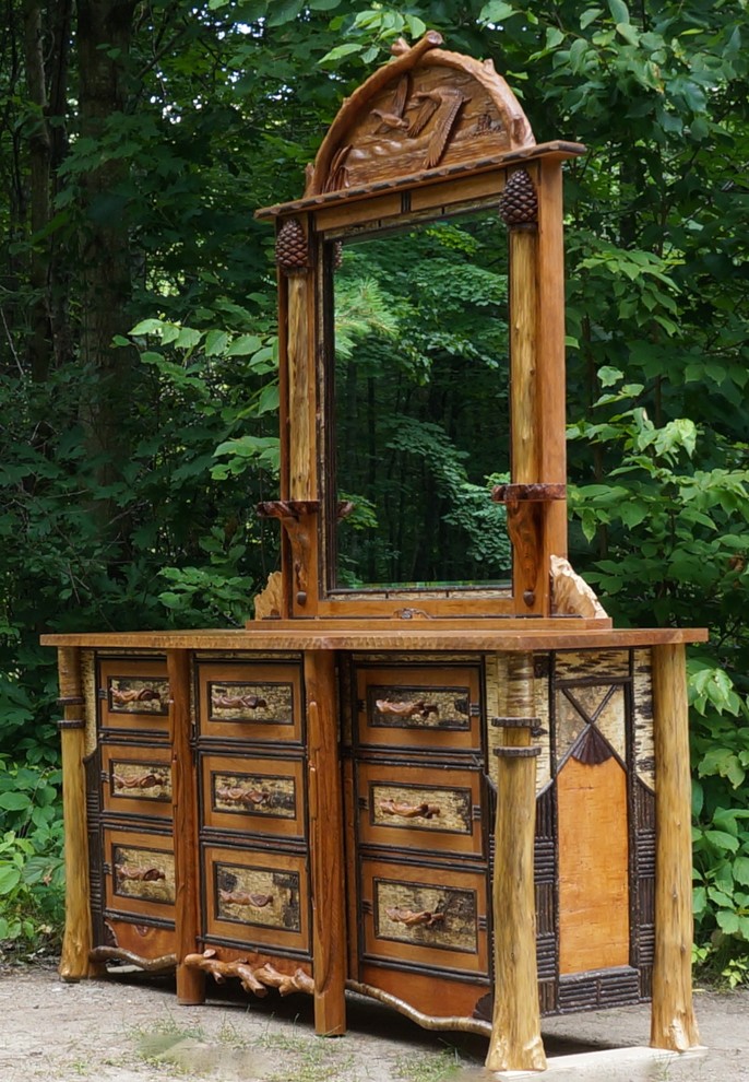 Adirondack Rustic Furniture Rustic Bedroom Burlington by L