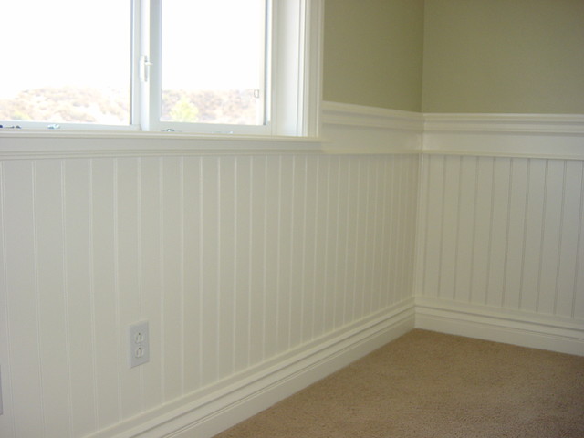 Advanced Design to Finish Beaded Board Wainscoting - Traditional ...