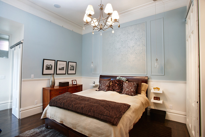 Klassisches Schlafzimmer in San Francisco