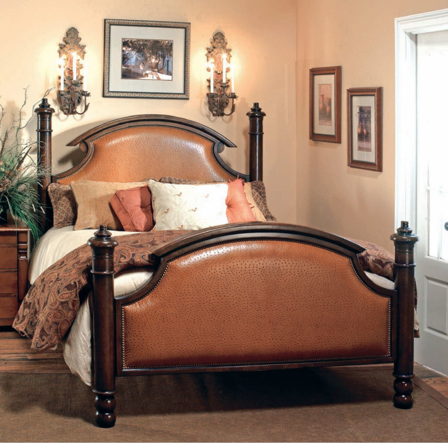 Design ideas for a medium sized classic guest bedroom in Charlotte with beige walls, dark hardwood flooring, no fireplace and brown floors.