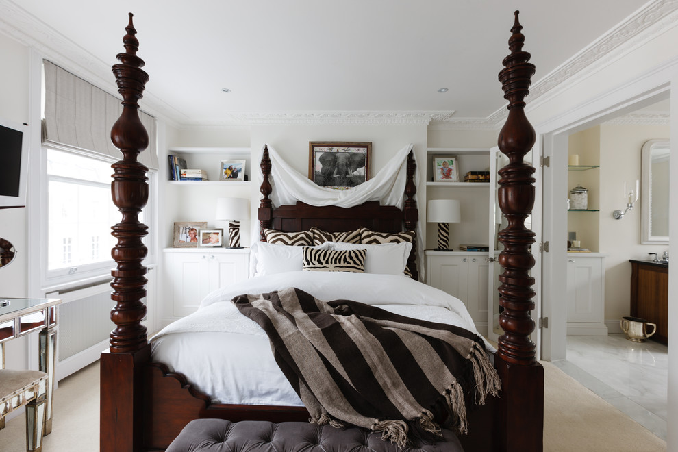 Photo of a classic bedroom in London.