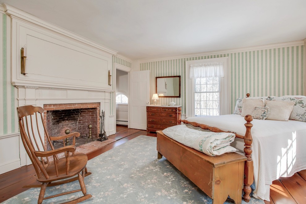 Klassisches Schlafzimmer in Boston