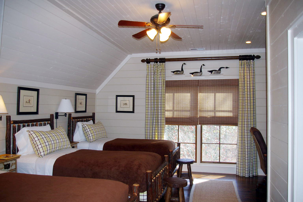 Country bedroom photo in Charlotte