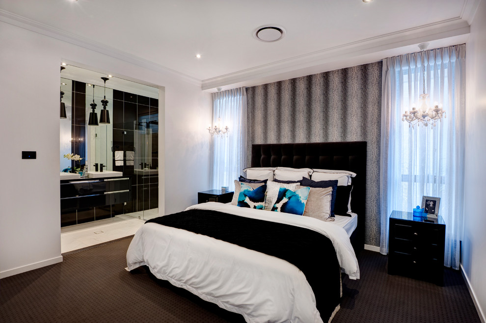 Modernes Schlafzimmer in Sydney