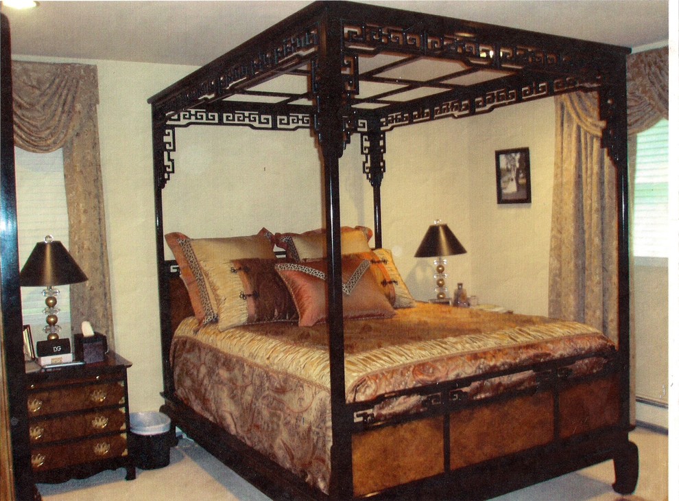 Esempio di una camera da letto etnica