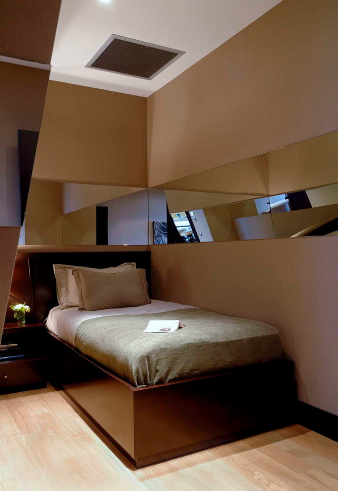 Photo of a contemporary bedroom in Other.