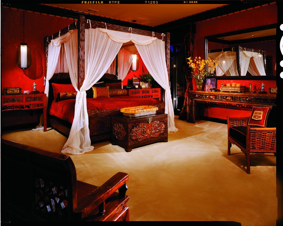 アトランタにある地中海スタイルのおしゃれな寝室