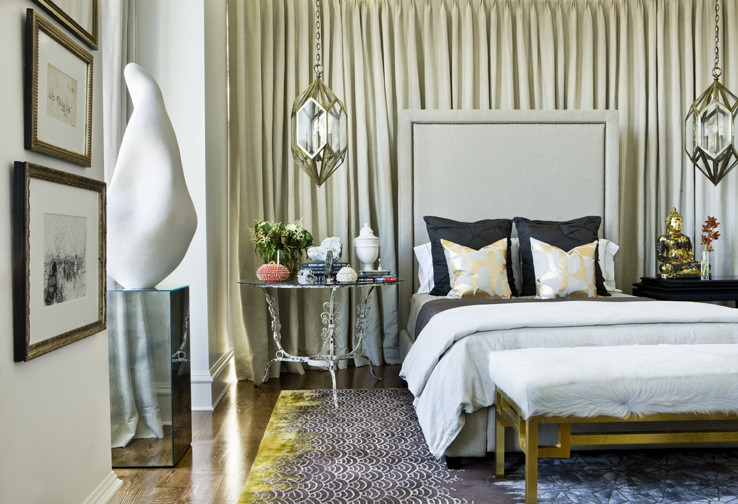 Eclectic bedroom photo in Atlanta