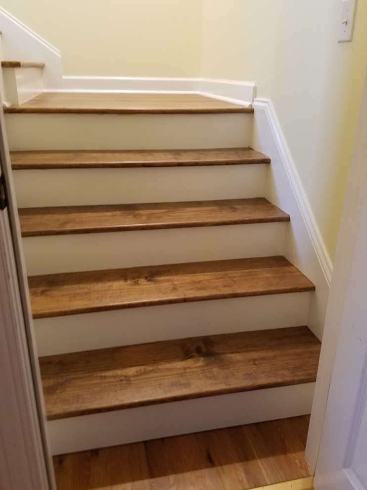 Inspiration for a large timeless staircase remodel in Other
